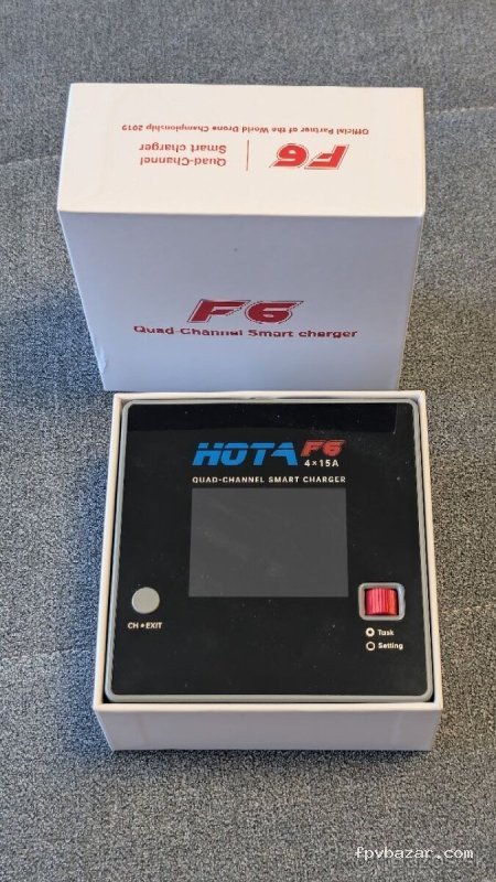 HOTA F6 Quad Charger 4-kanálová FPV nabíjačka 1000W